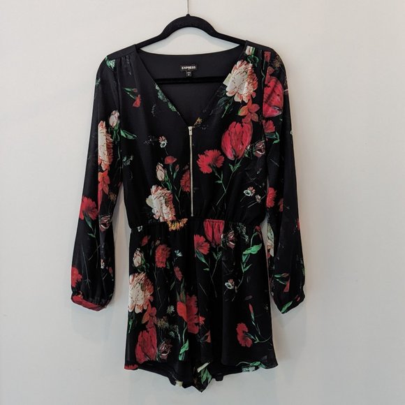 Express Long Sleeve Romper Size Small - Picture 1 of 3